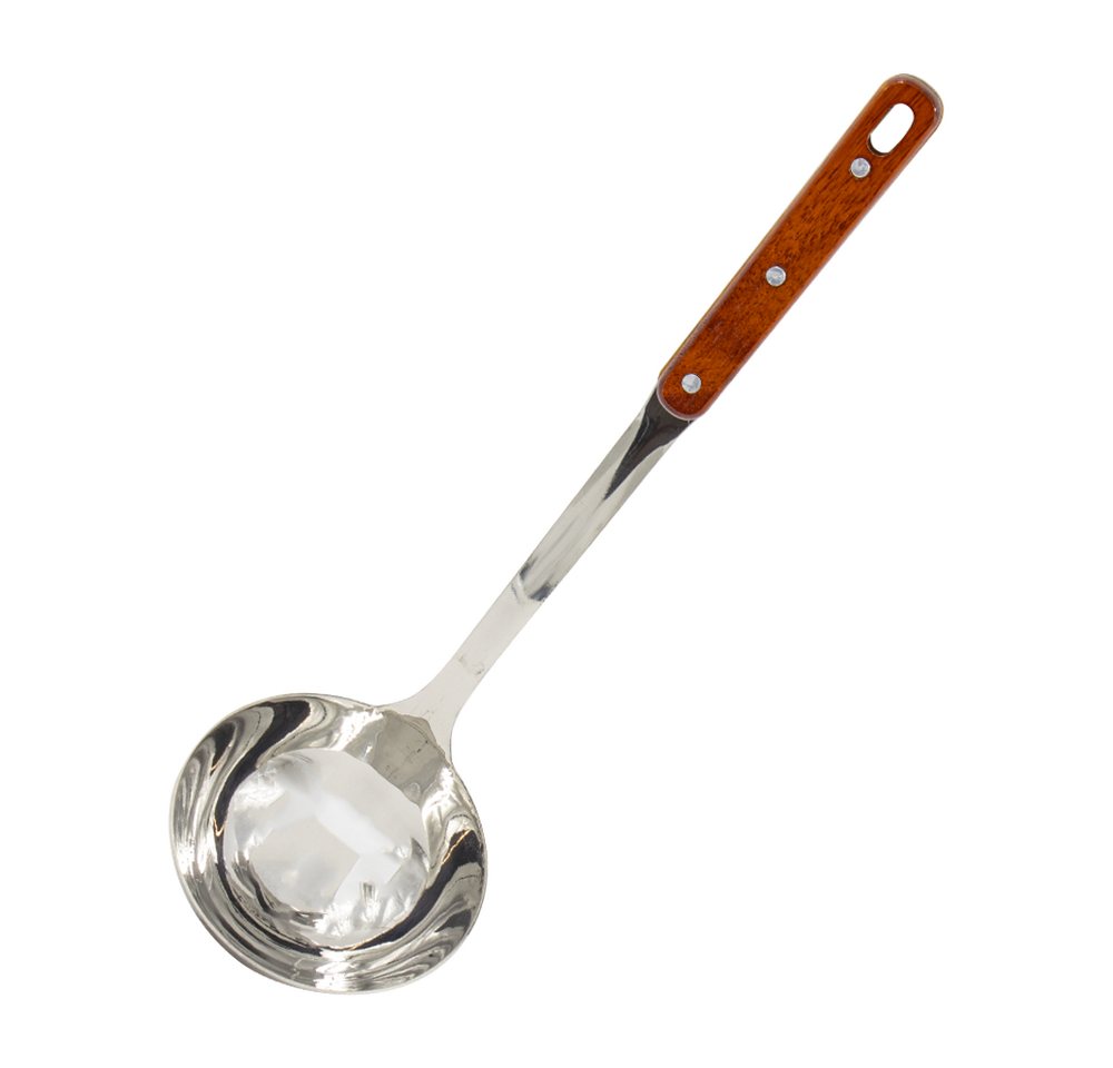 Grillpeter Grillbesteck-Set Schöpfkellen Set 4 tlg. mit Holzgriff Edelstahl für Kasan Utschak Plow – Bild 3 von 4