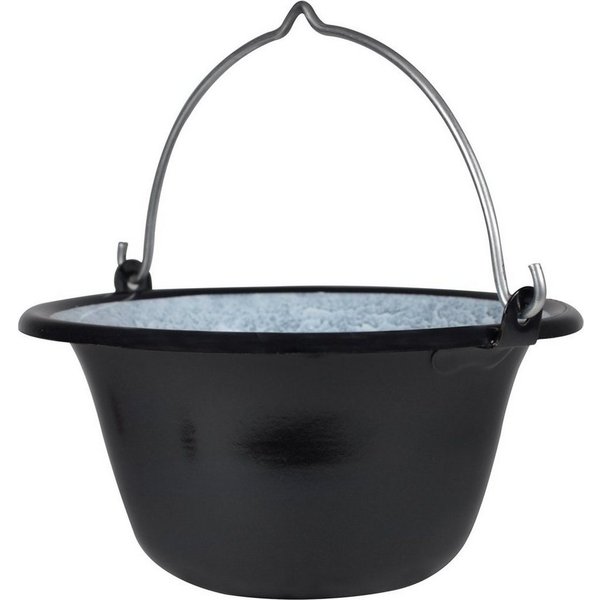 Grillplanet Serviertopf Gulaschkessel Servierkessel emailliert 0,7 Liter, Eisen (Set, 1-tlg)
