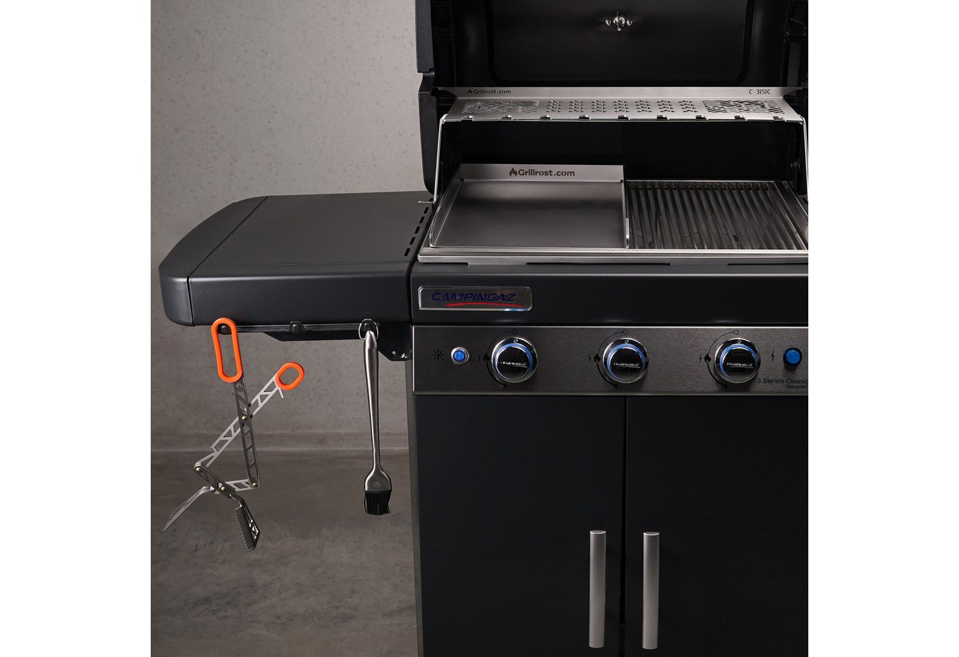 Grillrost.com BBQ Grillrost BBQ Grillplatte 400x300mm, Made in Germany – Bild 3 von 5