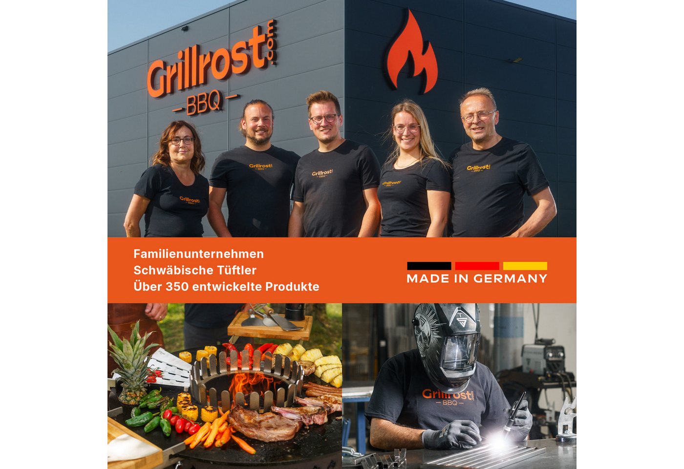 Grillrost.com BBQ Grillrost BBQ Grillplatte Go-Anywhere, Made in Germany – Bild 5 von 5