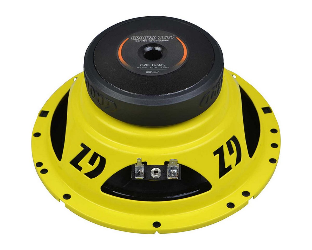 Ground Zero GZIC 165.2SPL 165 mm 2-Wege SPL Komponenten-Lautsprechersystem Auto-Lautsprecher (120 W) – Bild 4 von 5