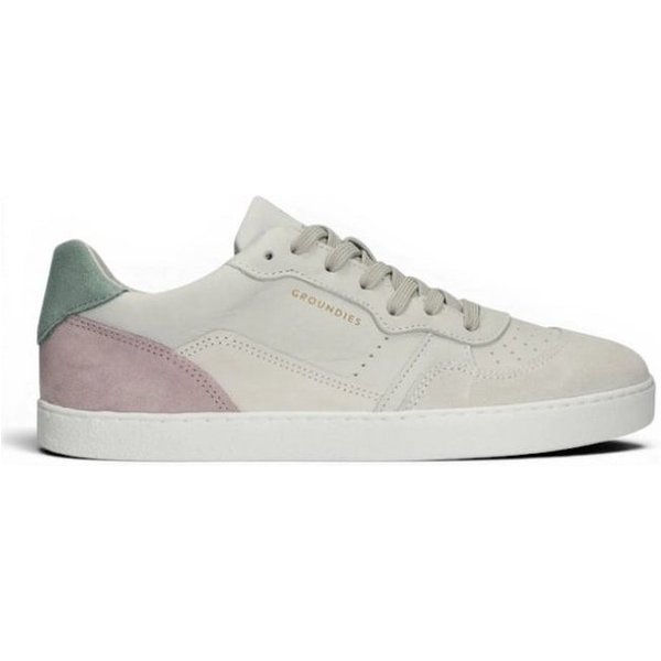 GROUNDIES Nova (Zero Drop, Veloursleder) beige/pink Damen Sneaker
