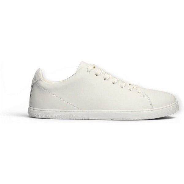 GROUNDIES Zero (Nappaleder, Zero Drop) weiss Damen Sneaker