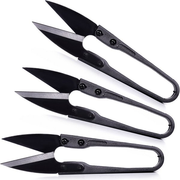 Grow Expert Gartenschere Ernteschere Set – 3 Scharfe Scheren aus Edelstahl für Pflanzen Garten, Rostfrei, ergonomisch, präzise Schneidekraft, vielseitig einsetz
