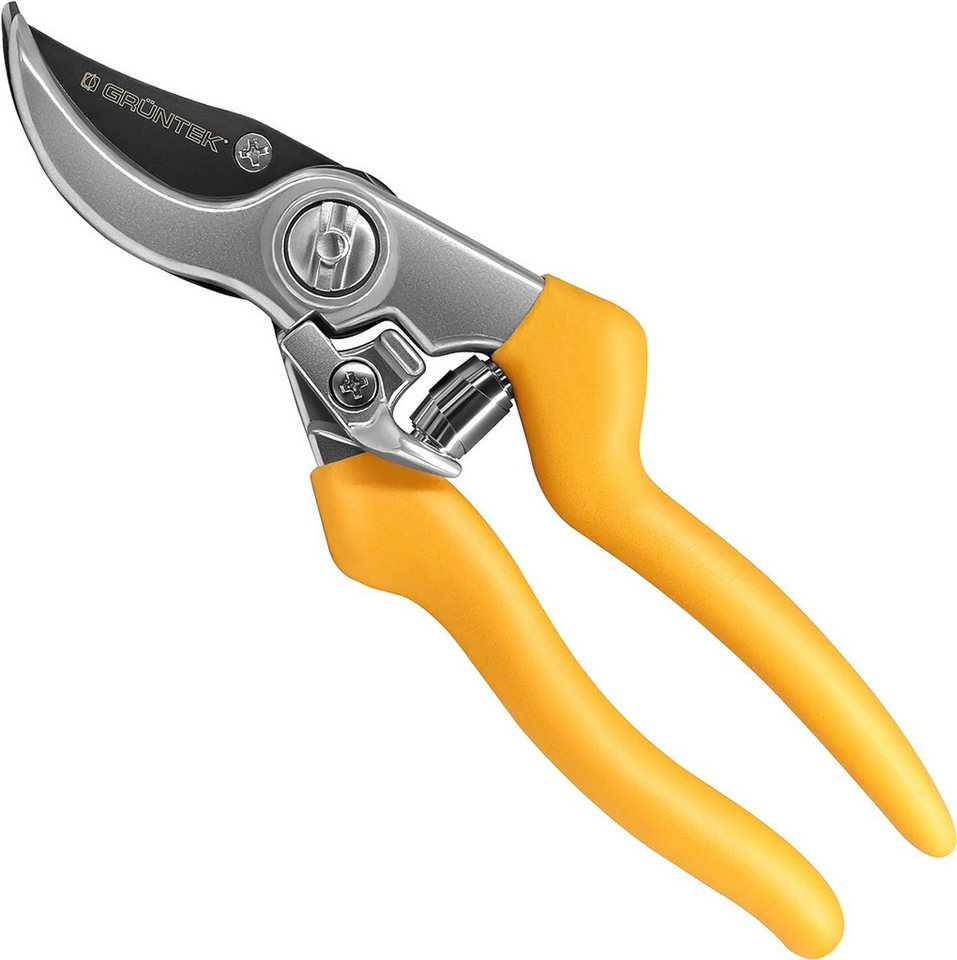 GRÜNTEK Gartenschere Heckenschere GERFALKE, Bypass Schnittsystem, Schnittstärke bis 20 mm, Teflon Klinge SK5, Präzisionsschliff, ergonomische Anti-Rutsch-Griffe – Bild 2 von 5