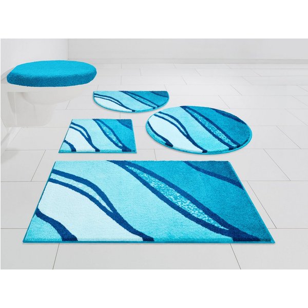Grund Badematte Belize, Badvorleger, Badezimmer Teppich, sehr weich, Höhe 20 mm, rutschhemmend beschichtet, schnell trocknend, fußbodenheizungsgeeignet, Polyacr
