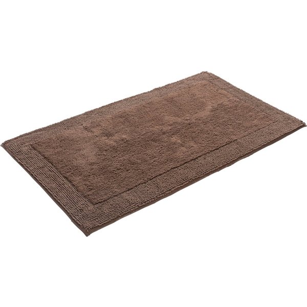 Grund Badematte LUXOR, Höhe 15 mm, fußbodenheizungsgeeignet, Baumwolle, quadratisch, beidseitig verwendbar