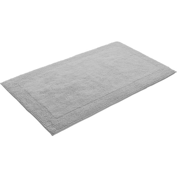 Grund Badematte LUXOR, Höhe 15 mm, fußbodenheizungsgeeignet, Baumwolle, quadratisch, beidseitig verwendbar