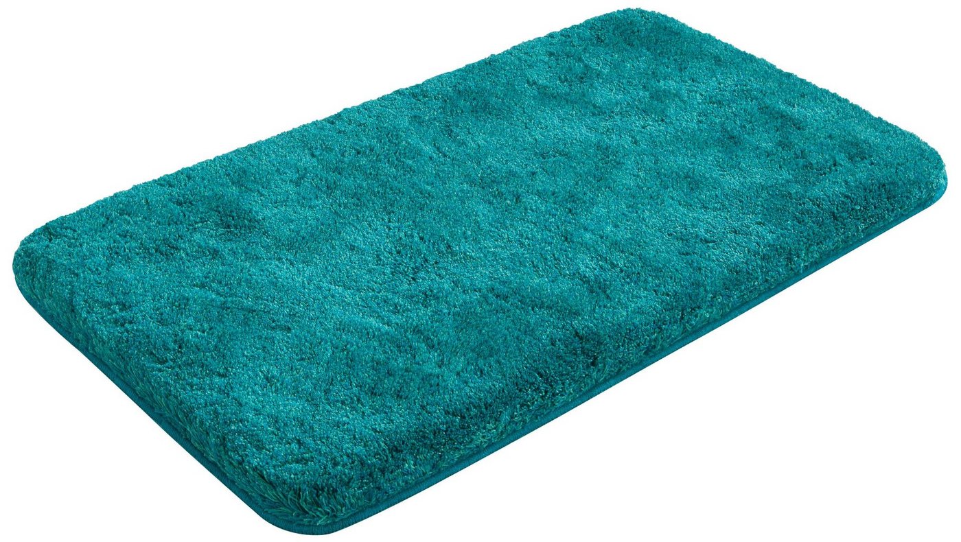 Grund Badematte Melos, Badvorleger, Badezimmer Teppich, sehr weich, Höhe 27 mm, rutschhemmend beschichtet, fußbodenheizungsgeeignet, Kunstfaser, rechteckig, mel – Bild 2 von 5