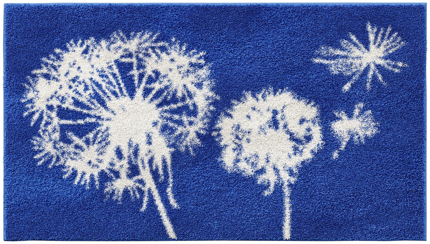Grund Badematte Pusteblume, Badvorleger, Badezimmer Teppich, sehr weich, Höhe 20 mm, rutschhemmend beschichtet, schnell trocknend, fußbodenheizungsgeeignet, Pol – Bild 3 von 5
