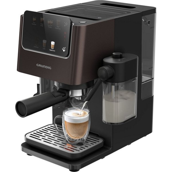 Grundig Espressomaschine KSM 8530, 1688W Kaffeevollautomat mit 20 Bar, Touch & CreamyPro™