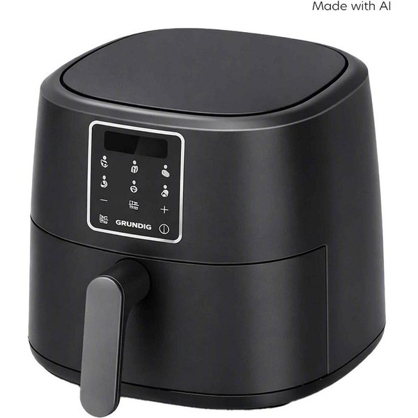 Grundig Heißluftfritteuse FRY 6520, 1750 W, 6 Liter Fassungsvermögen, Voreingestellte Programme