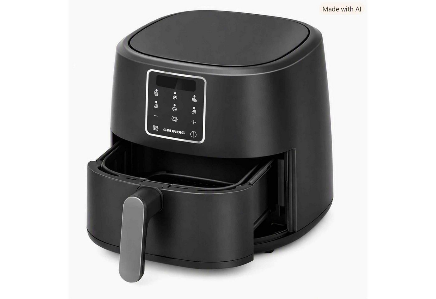 Grundig Heißluftfritteuse FRY 6520, 1750 W, 6 Liter Fassungsvermögen, Voreingestellte Programme – Bild 3 von 5