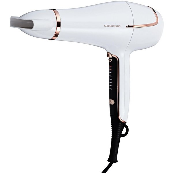 Grundig Ionic-Haartrockner HD 7880, 2200 W, 2200W Profi-Haartrockner mit LED, Touch-Control & Ionenfunktion