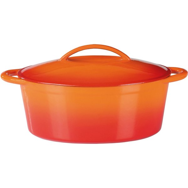 GSW Bräter Orange Shadow, Gusseisen (1-tlg), 7 Liter, Induktion