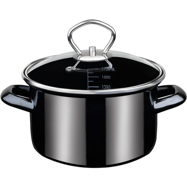 GSW Bratentopf Profi-Black-Star, Stahl-Emaille (1-tlg), Induktion