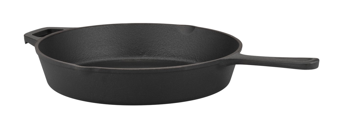 GSW Bratpfanne Black Iron BBQ, Gusseisen (1-tlg), Pfanne zur Anwendung auf dem Grill, Feuer oder im Backofen – Bild 2 von 3