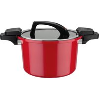 GSW Dampfgartopf Gourmet, Aluminium, Dampfkochtopf mit Ventil zum Druckausgleich kein Überdruck, Induktion