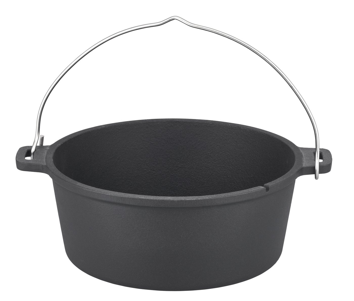 GSW Feuertopf Black Iron BBQ, Gusseisen (1-tlg), Dutch Oven zur Anwendung auf dem Grill, Feuer oder Backofen – Bild 3 von 5