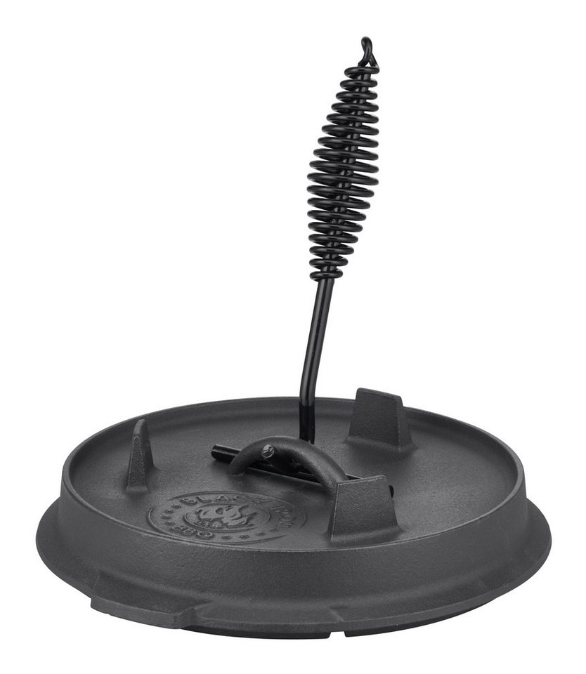 GSW Feuertopf Black Iron BBQ, Gusseisen (1-tlg), Dutch Oven zur Anwendung auf dem Grill, Feuer oder Backofen – Bild 4 von 5