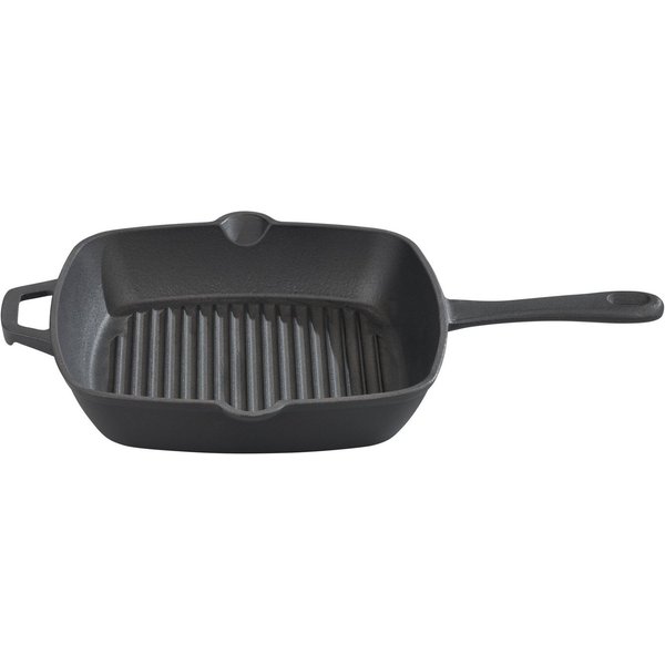 GSW Grillpfanne Black Iron BBQ, Gusseisen (1-tlg), Grillpfanne zur Anwendung auf dem Grill, Feuer oder Backofen