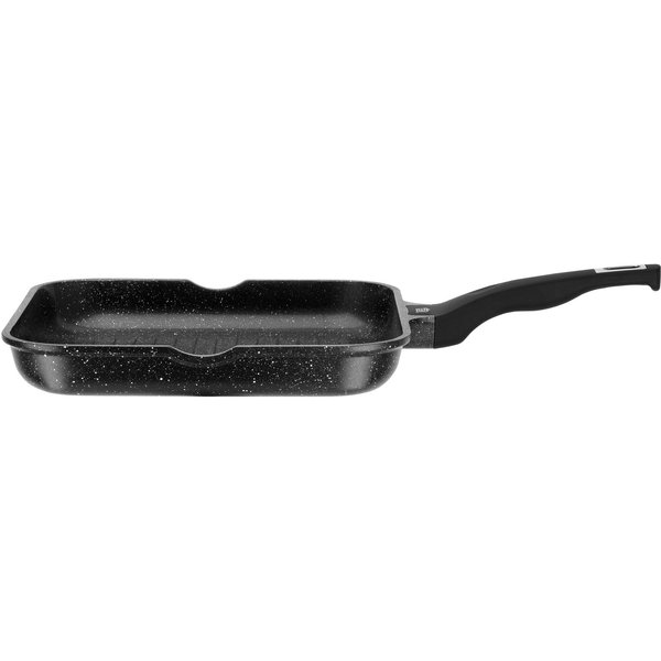 GSW Grillpfanne Titanium Granit Advanced, Aluminiumguss (1-tlg), Grillpfanne aus Aluminium-Guss mit Antihaft-Versiegelung