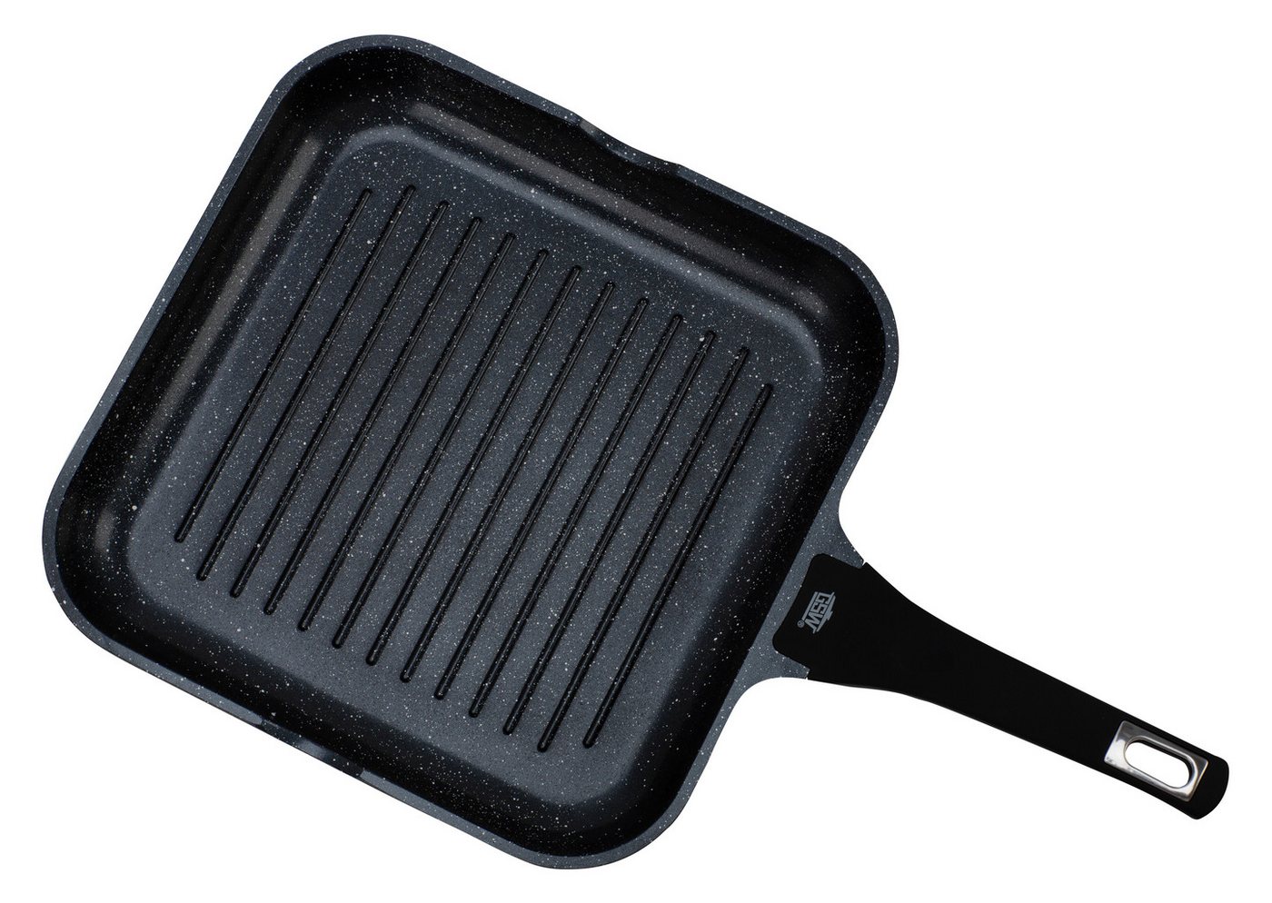 GSW Grillpfanne Titanium Granit Advanced, Aluminiumguss (1-tlg), Grillpfanne aus Aluminium-Guss mit Antihaft-Versiegelung – Bild 2 von 4