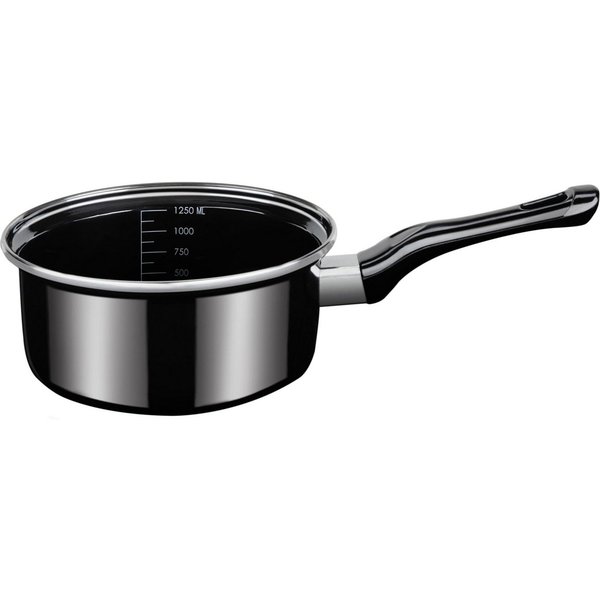 GSW Kasserolle Profi-Black-Star, Stahl-Emaille (1-tlg), Induktion