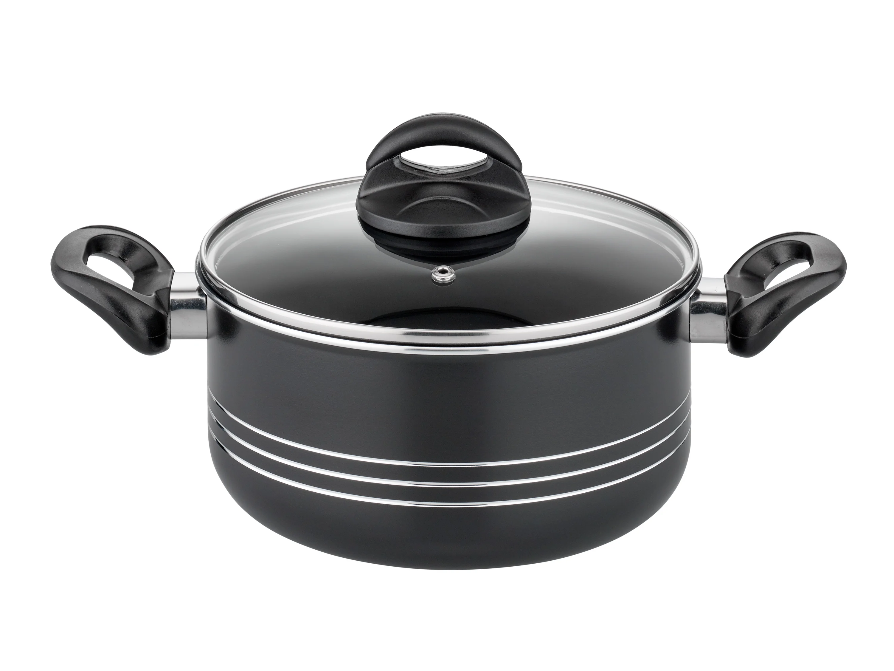 GSW Kochtopf-Set Milano Nero, 15-teilig, Aluminium – Bild 2 von 4
