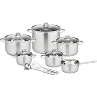 GSW Kochtopf-Set Rigo, 13-teilig, Edelstahl