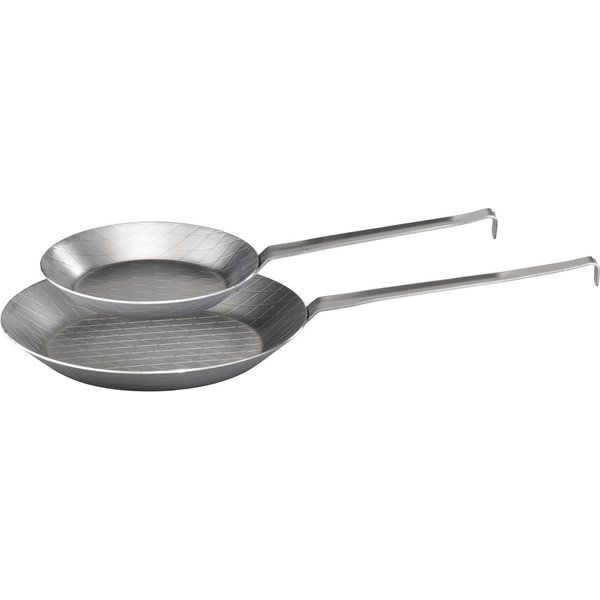 GSW Pfannen-Set, Eisen (Set, 2-tlg., 1x Bratpfanne Ø 28 cm, 1x Bratpfanne Ø 20 cm), Induktion