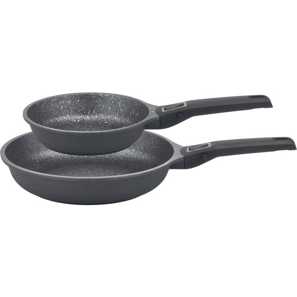 GSW Pfannen-Set Easy Click, Aluminiumguss (Set, 2-tlg., 1x Bratpfanne Ø 20 cm, 1x Bratpfanne Ø 28 cm), Induktion