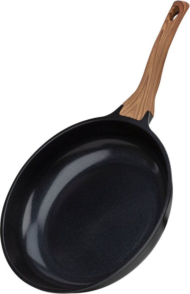 GSW Pfannen-Set Natural Fit, Aluminiumguss (Set, 3-tlg., 1x Pfanne 20cm, 24cm, 28cm), mit neuartiger PFAS-freien Antihaft-Versiegelung, Induktion – Bild 2 von 2