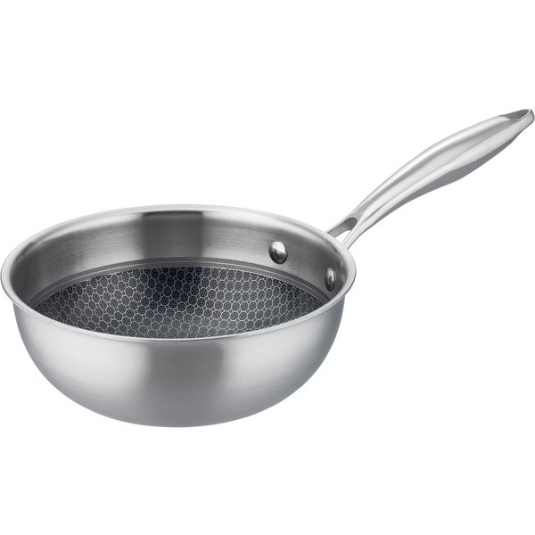 GSW Sauteuse Inoxxa Black, Edelstahl (1-tlg), Schwenkpfanne aus Dreischicht-Material mit Antihaft-Versiegelung