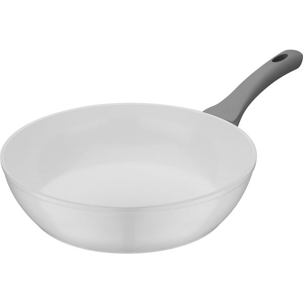 GSW Schmorpfanne Fiona, Aluminium (1-tlg), weiß mit Softtouch-Griff kratzfeste ILAG® CERAMICVeredelung, Induktion