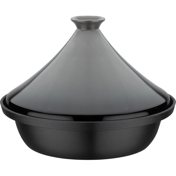 GSW Schmortopf Shadow, Gusseisen, Keramik (1-tlg), Orientalische Tajine aus Gusseisen für die schonende Zubereitung