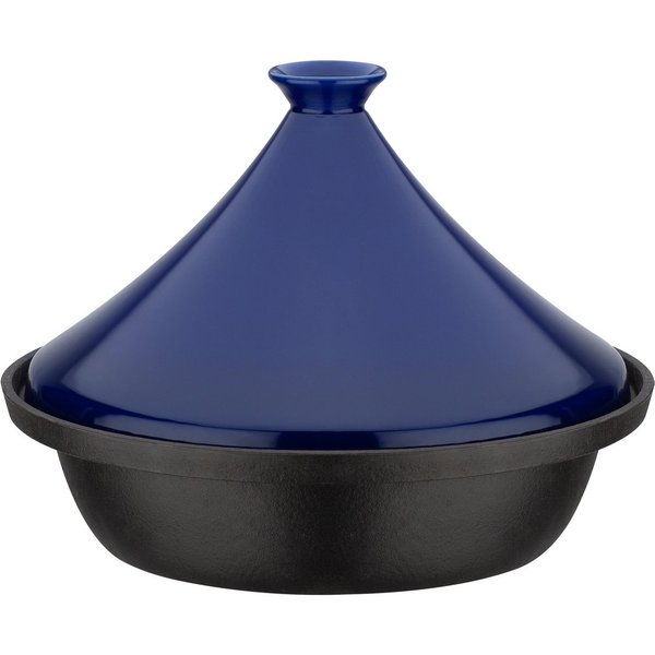 GSW Schmortopf Shadow, Gusseisen, Keramik (1-tlg), Orientalische Tajine aus Gusseisen für die schonende Zubereitung