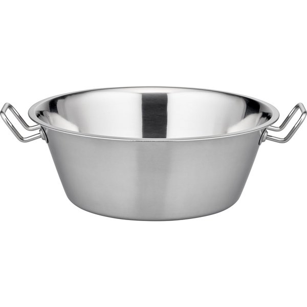 GSW Schüssel Profi-Schüssel, Edelstahl, (1-tlg), Tiefe Schüssel Ø 40 cm aus Edelstahl rostfrei in Profi-Qualität