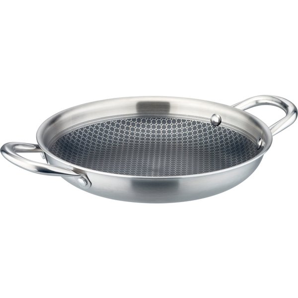 GSW Servierpfanne Inoxxa Black, Edelstahl (1-tlg), Pfanne aus Dreischicht-Material mit Antihaft-Versiegelung