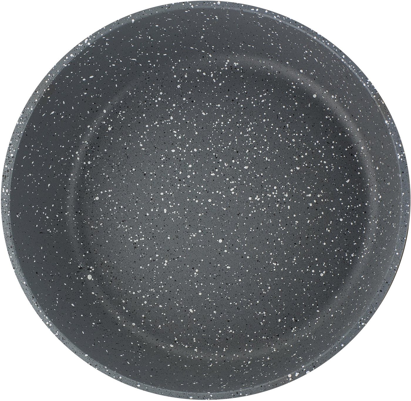GSW Topf-Set Gourmet Granit, Aluminiumguss (Set, 11-tlg., Kochtopf 20/24, Stieltopf 16, 2 Pfannen 24cm, 1 Dämpfer, Pfannenwender), Induktion – Bild 3 von 5