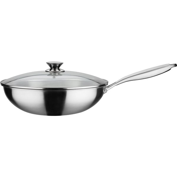 GSW Wok Asia, Edelstahl 18/8, Ø 32 cm, Induktion