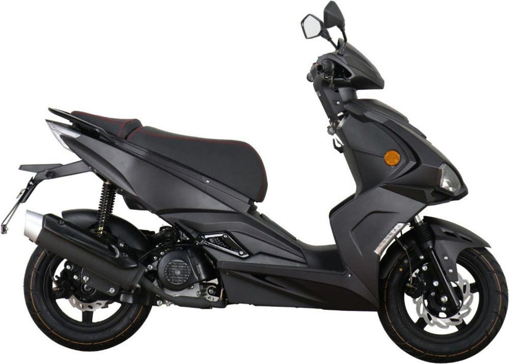 GT UNION Motorroller Striker 125, 124,6 ccm, 85 km/h, Euro 5+, Luftgekühlter Motor – Bild 2 von 4