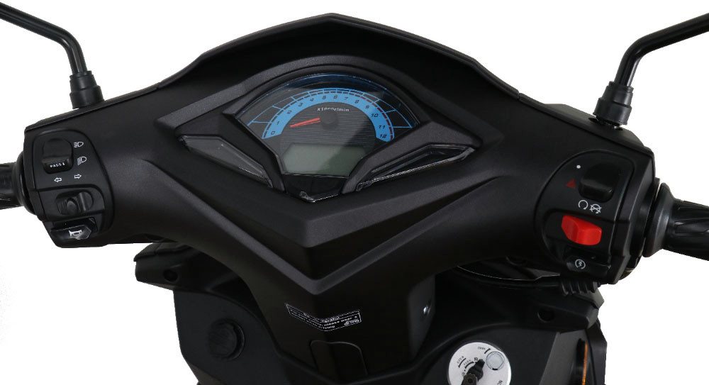 GT UNION Motorroller Striker 125, 124,6 ccm, 85 km/h, Euro 5+, Luftgekühlter Motor – Bild 3 von 4
