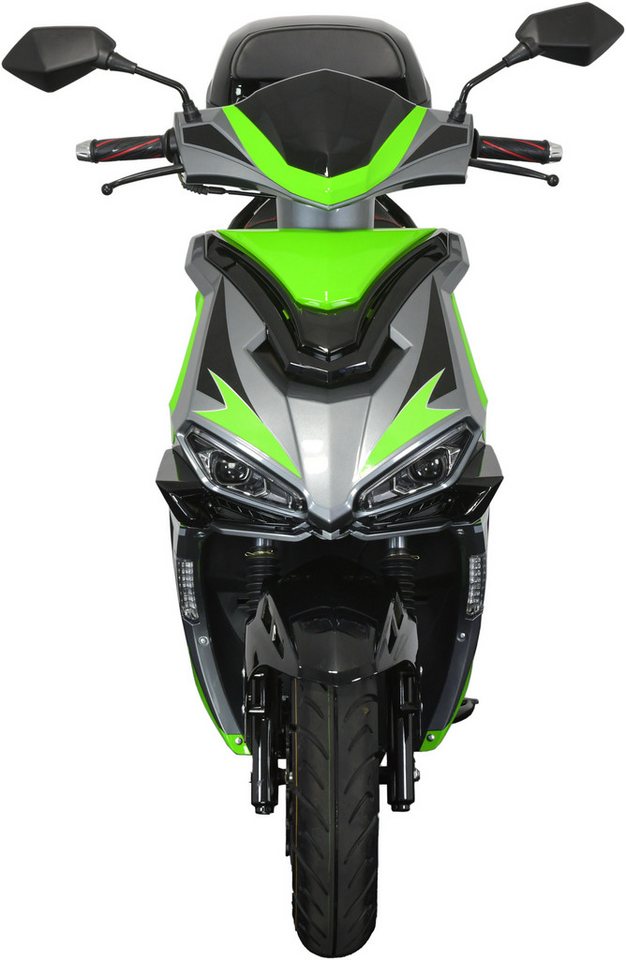GT UNION Motorroller Striker 45, 49,5 ccm, 45 km/h, Euro 5, (Set, mit Topcase), Luftgekühlter Motor – Bild 5 von 5