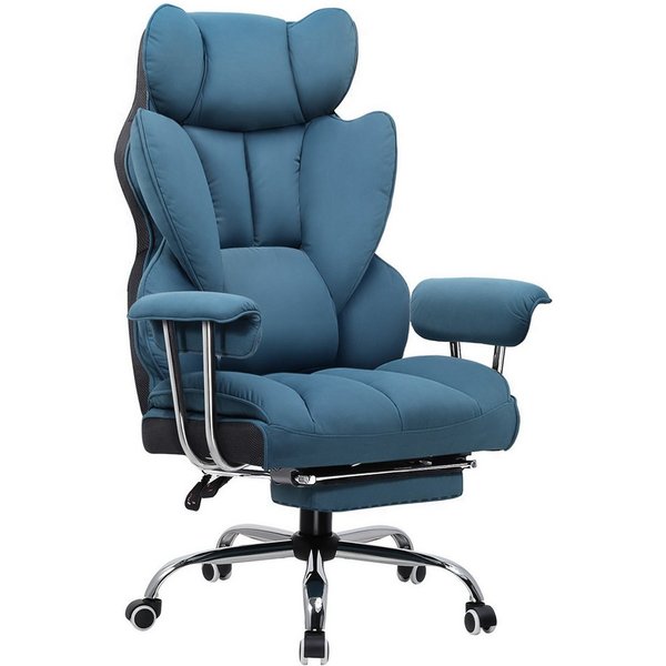 GTPLAYER Gaming-Stuhl Gamer Stuhl, Ergonomischer Bürostuhl mit Fußstütze, Gaming Chair mit Federsitzkissen, Gaming Sessel 180kg