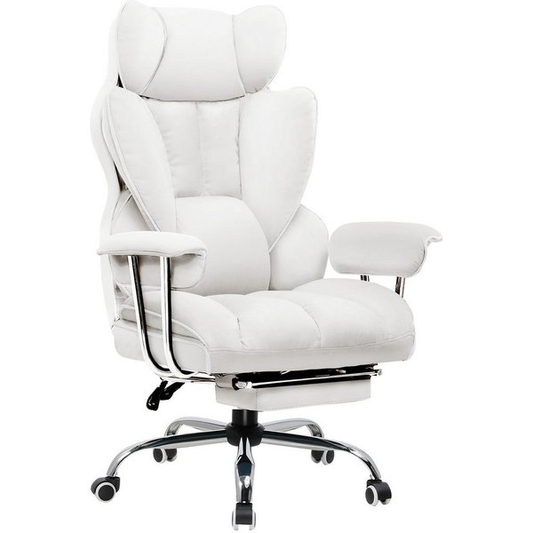 GTPLAYER Gaming-Stuhl Gaming Stuhl, Gamer Stuhl, Ergonomischer Bürostuhl Stoffoberfläche (Packung), Schreibtischstuhl Chefsessel mit Fußstütze höhenverstellbar 