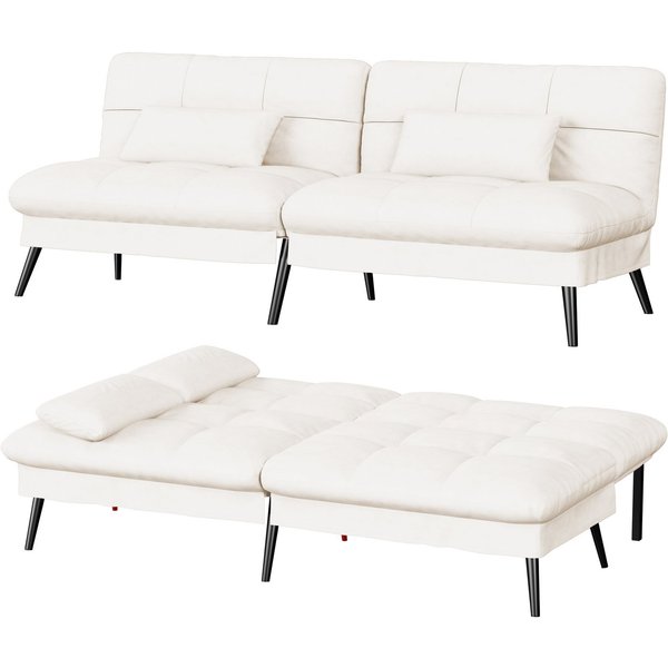GTPLAYER Schlafsofa Bettsofa mit Schlaffunktion, Klappsofa