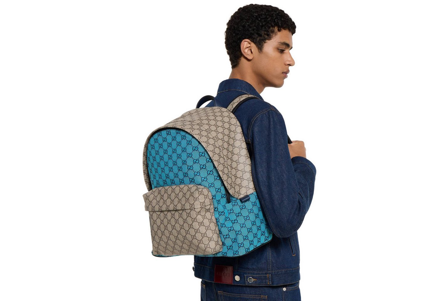 GUCCI Rucksack Match Medium GG Rucksack – Bild 3 von 5