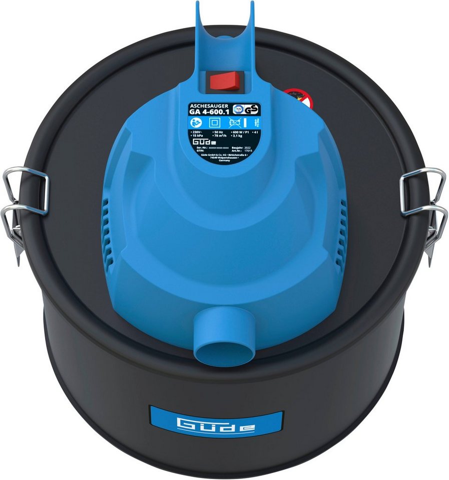 Güde Aschesauger »GA 4-600.1«, 600 W, beutellos – Bild 4 von 5