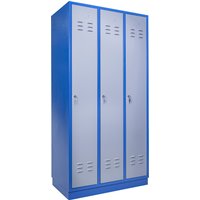 GÜDE Garderobenschrank »TYP GS 3«, 3-türig, aus Stahl